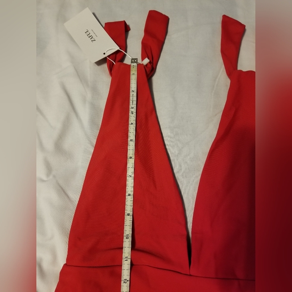 NWT Zaful Swin Red Size 4 - Picture 3 of 6
